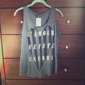 CELINE DION RACER BACK SHIRT